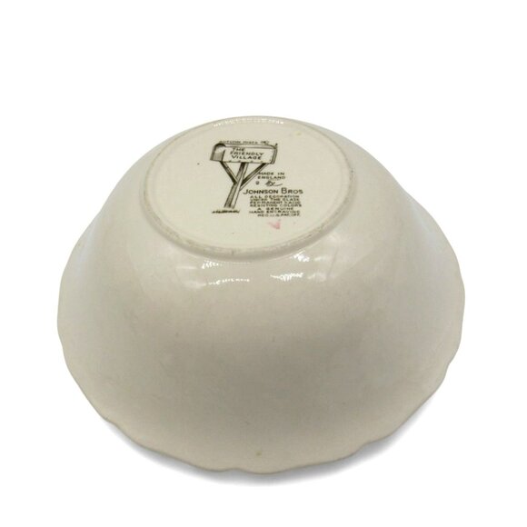 JOHNSON BROTHERS Autumn Mist Bowl Tree and Barn Village England Vintage 8.2" - Picture 6 of 8